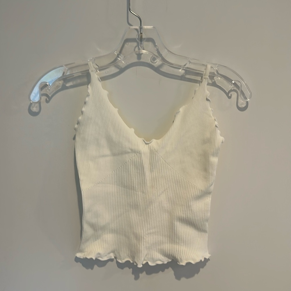 LIKE NEW Free People Scalloped Tank Top